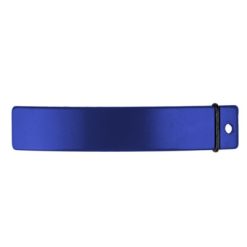 Portachiavi personalizzati, apribottiglie blu scuro, alluminio, 0,9 x 7,9 x 1,5 cm