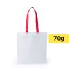 Borsa in TNT personalizzata, rosso, TNT 70 g/m2, 36 x 40 cm