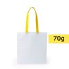 Borsa in TNT personalizzata, giallo, TNT 70 g/m2, 36 x 40 cm