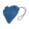 Borsa pieghevole personalizzata in poliestere, blu scuro, poliestere 210D, 37,5 x 50 x 0,1 cm