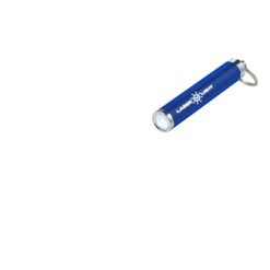 Torcia LED tascabile blu, ABS, metallo, Ø 1,4 x 8,5 cm