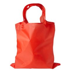 Sacchetto di plastica personalizzato, pieghevole, tema natalizio, bianco-rosso, PP, poliestere 190T, satyna, 40 x 24 x 58 cm