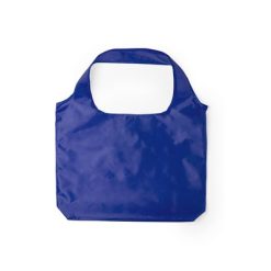 Borsa pieghevole personalizzata in poliestere, azzurro, poliestere 190T, 45 x 35 cm