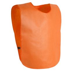 Gilet personalizzati, arancione, tessuto non tessuto, 65,5 x 52 cm