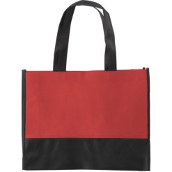 Borsa in TNT personalizzata, rosso, TNT 80 g/m2, 38 x 29 x 10 cm