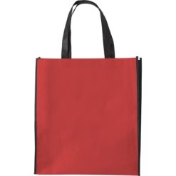 Borsa in TNT personalizzata, rosso, TNT 80 g/m2, 38 x 42 x 10 cm