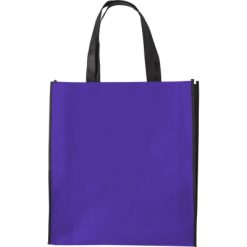 Borsa in TNT personalizzata, viola, TNT 80 g/m2, 38 x 42 x 10 cm