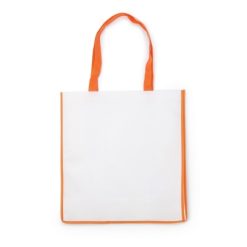 Borsa in TNT personalizzata, arancione, TNT 80 g/m2, 38 x 40 x 16 cm