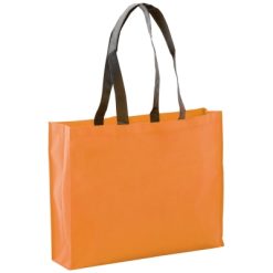 Borsa in TNT personalizzata, arancione, TNT 90 g/m2, 40 x 32 x 11 cm