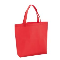 Borsa in TNT personalizzata, rosso, TNT 80 g/m2, 40 x 35 x 10 cm