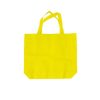 Borsa in TNT personalizzata, giallo, TNT 80 g/m2, 40 x 35 x 10 cm