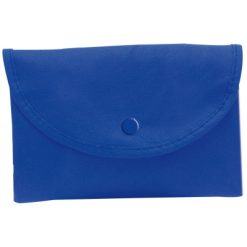 Borsa in TNT personalizzata, pieghevole, blu scuro, TNT 80 g/m2, 45 x 33 x 12 cm