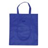 Borsa in TNT personalizzata, pieghevole, blu scuro, TNT 70 g/m2, 38 x 42 cm