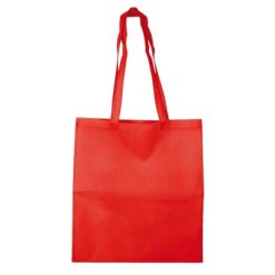 Borsa in TNT personalizzata, rosso, TNT 70 g/m2, 36 x 40 cm