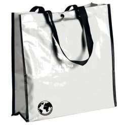 Borsa in PP (polipropilene) personalizzata, bianco, PP-tessuto120 g/m2, 38 x 38 x 12 cm