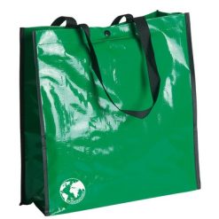 Borsa in PP (polipropilene) personalizzata, verde, PP-tessuto120 g/m2, 38 x 38 x 12 cm