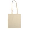 Borse in tessuto personalizzate beige, cotone 140 g/m2, 38 x 42 cm (maniglie 70 x 2,5 cm)