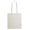 Borse in tessuto personalizzate beige, 100% cotone riciclato 120 g/m2, 38 x 42 cm