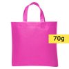 Borsa in TNT personalizzata, rosa, TNT 70 g/m2, 38 x 35 cm