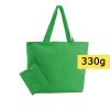 Borsa in poliestere, verde, poliestere 600D, 47 x 34 x 12,5 cm