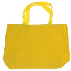 Borsa in poliestere, giallo, poliestere 600D, 47 x 34 x 12,5 cm