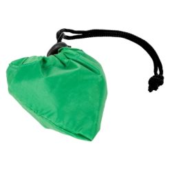 Borsa pieghevole personalizzata in poliestere, verde, poliestere 190T, 56 x 38 cm