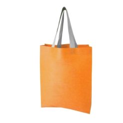 Borsa in TNT personalizzata, arancione, TNT 70 g/m2, 30 x 37 x 10,5 cm