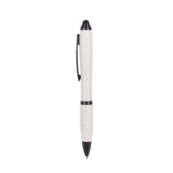 Penne personalizzate ecologiche, touch pen, beige, fibra di bamù, 13,2 x 1,3 cm