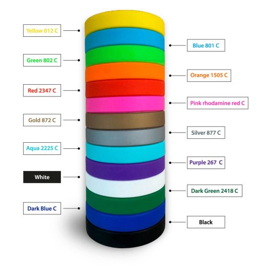 Silikon wristbands (all colors)